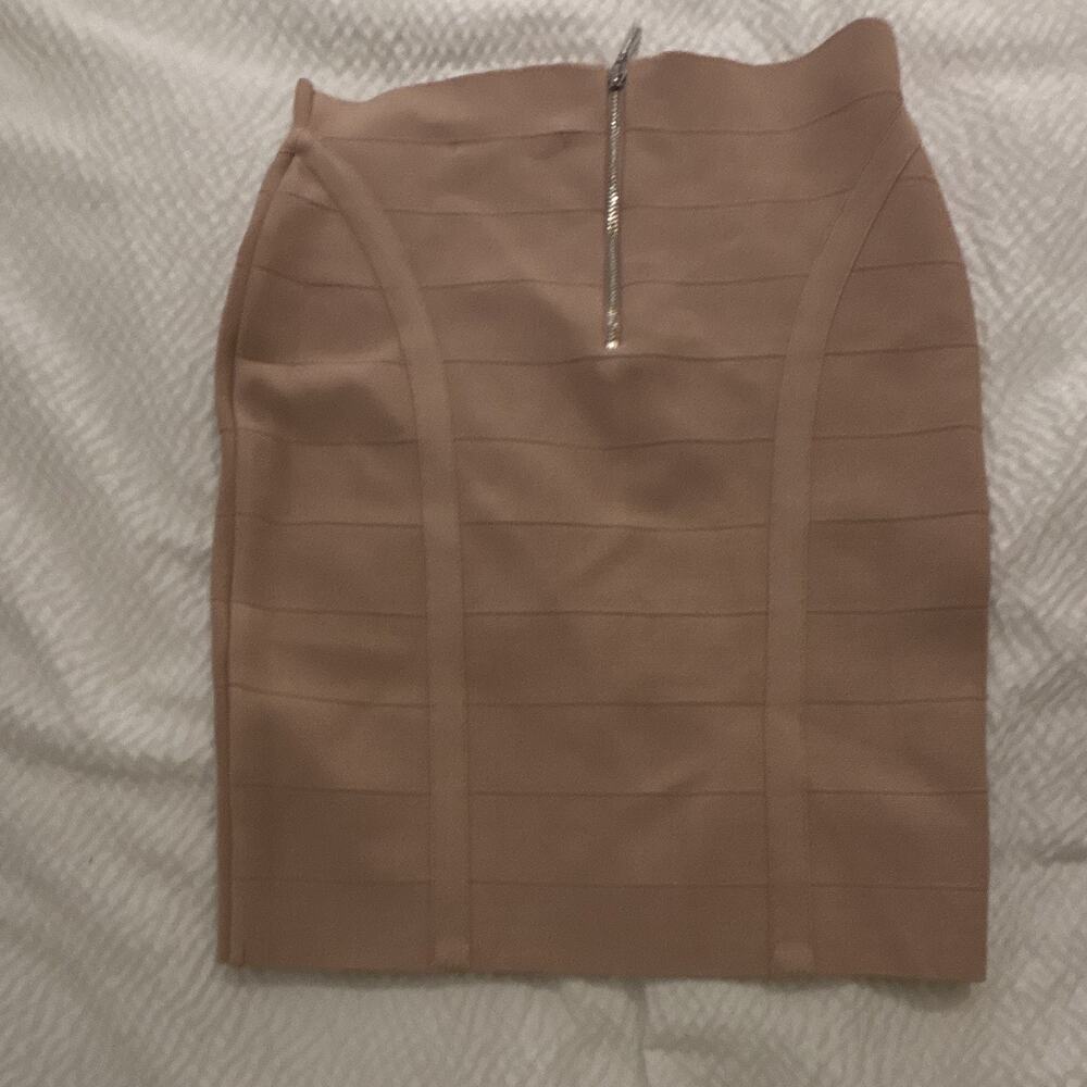 Guess Mirage Bandage Skirt featuring horizontal ottoman stitch medium